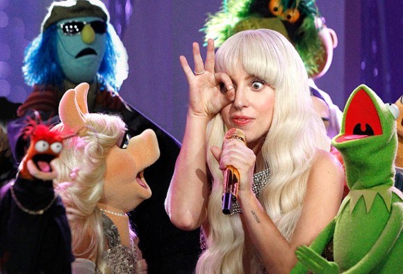 For some reason, someone thought that a TV show called “Lady Gaga & The Muppets Holiday Spectacular” would be a great idea. Unsurprisingly, it featured Lady Gaga doing the one eye sign around a bunch of puppets. 3.6 million viewers (including a whole bunch of children) watched this on Thanksgiving. They’re pushing it. 